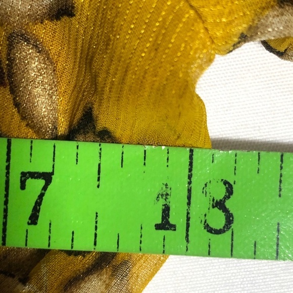 Womens Yellow Summer Dress. Medium - Picture 5 of 7